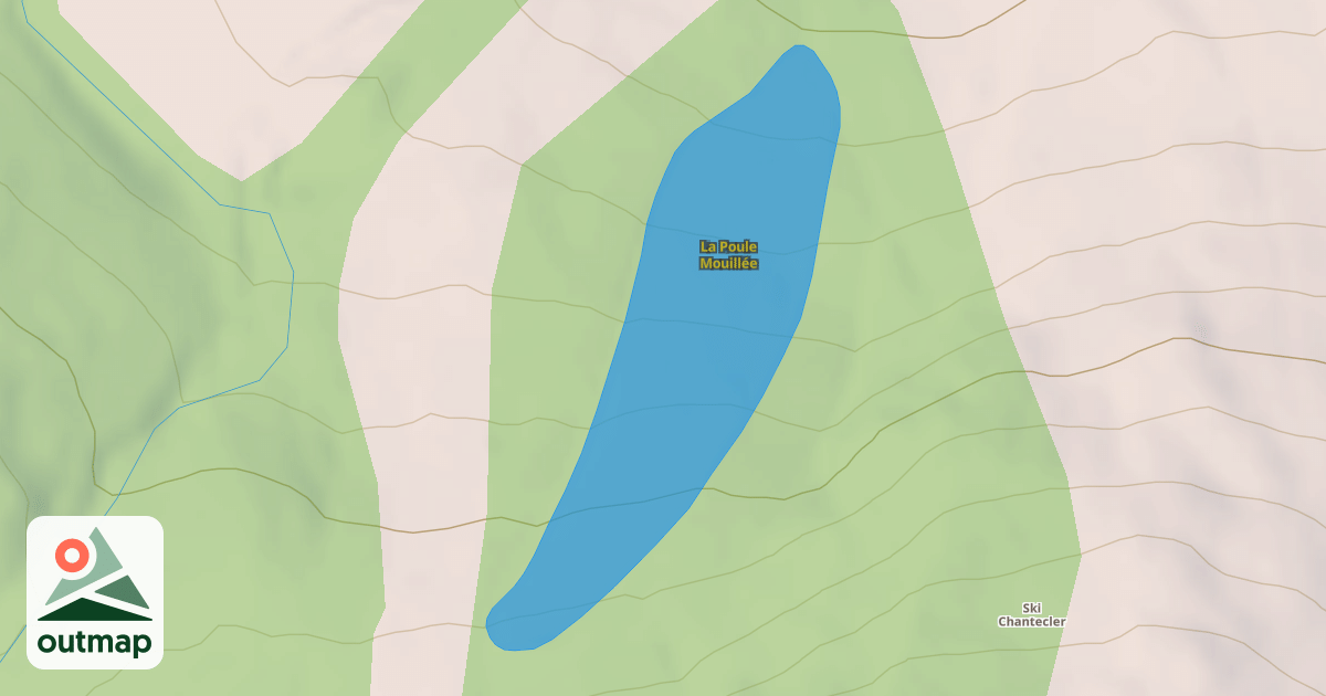 Map of La Poule Mouillée