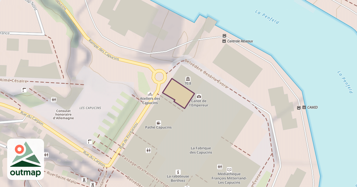 Map of Climb Up Brest