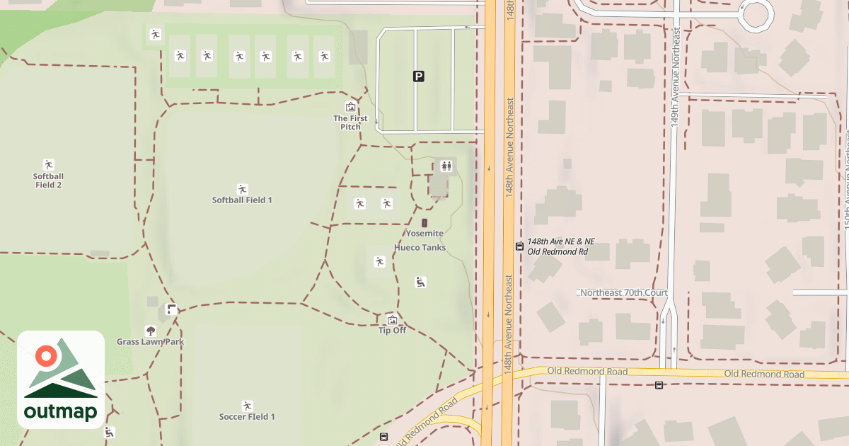 Map of Yosemite