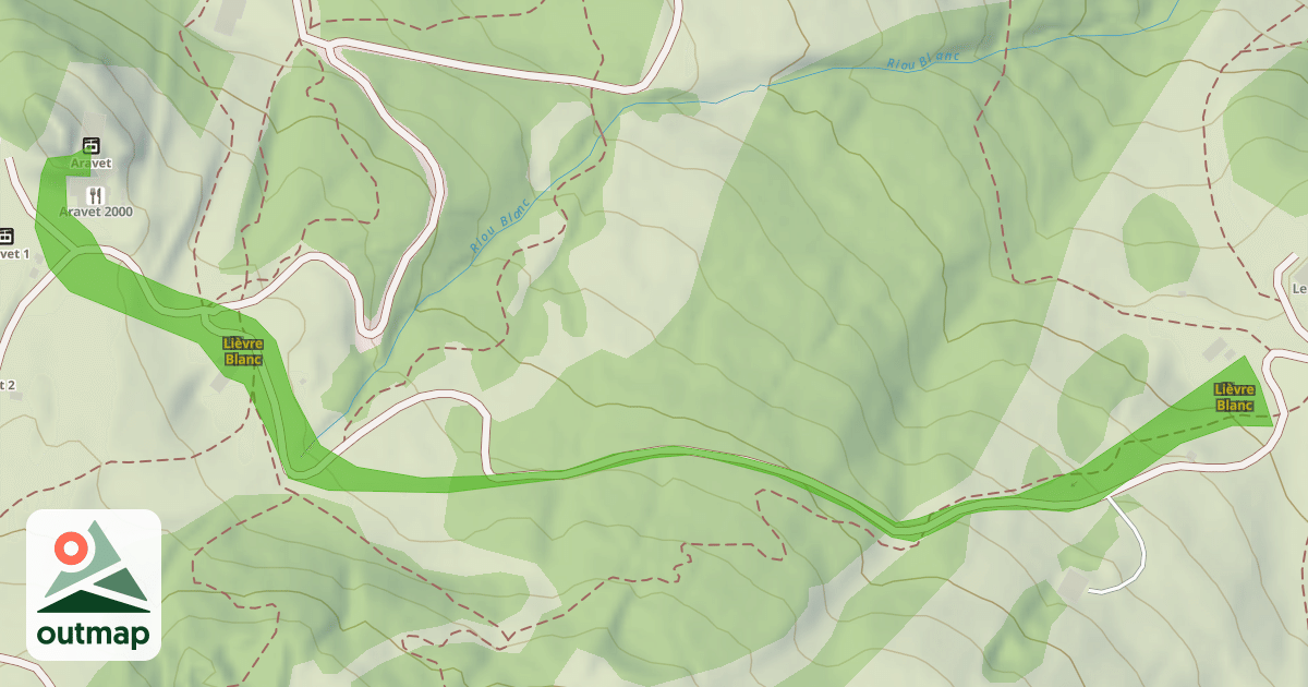 Map of Lièvre Blanc