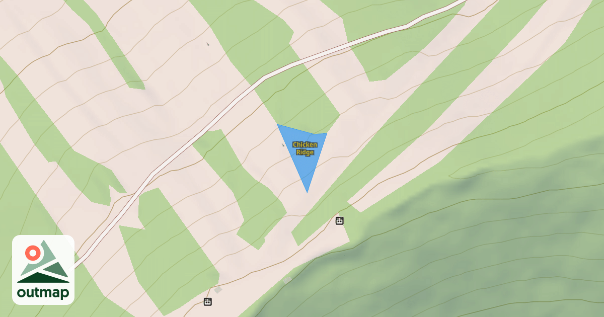 Map of Chicken Ridge
