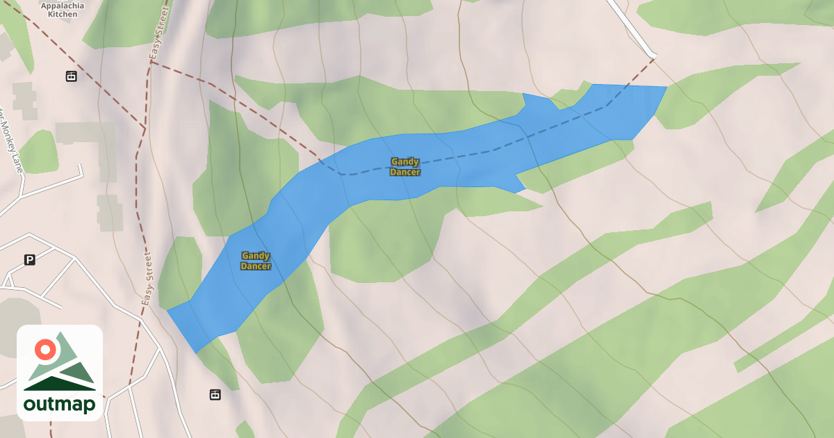 Map of Gandy Dancer