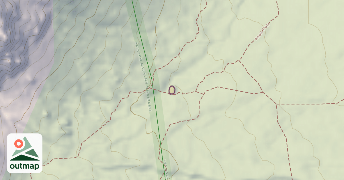 Map of Climbing Boulder