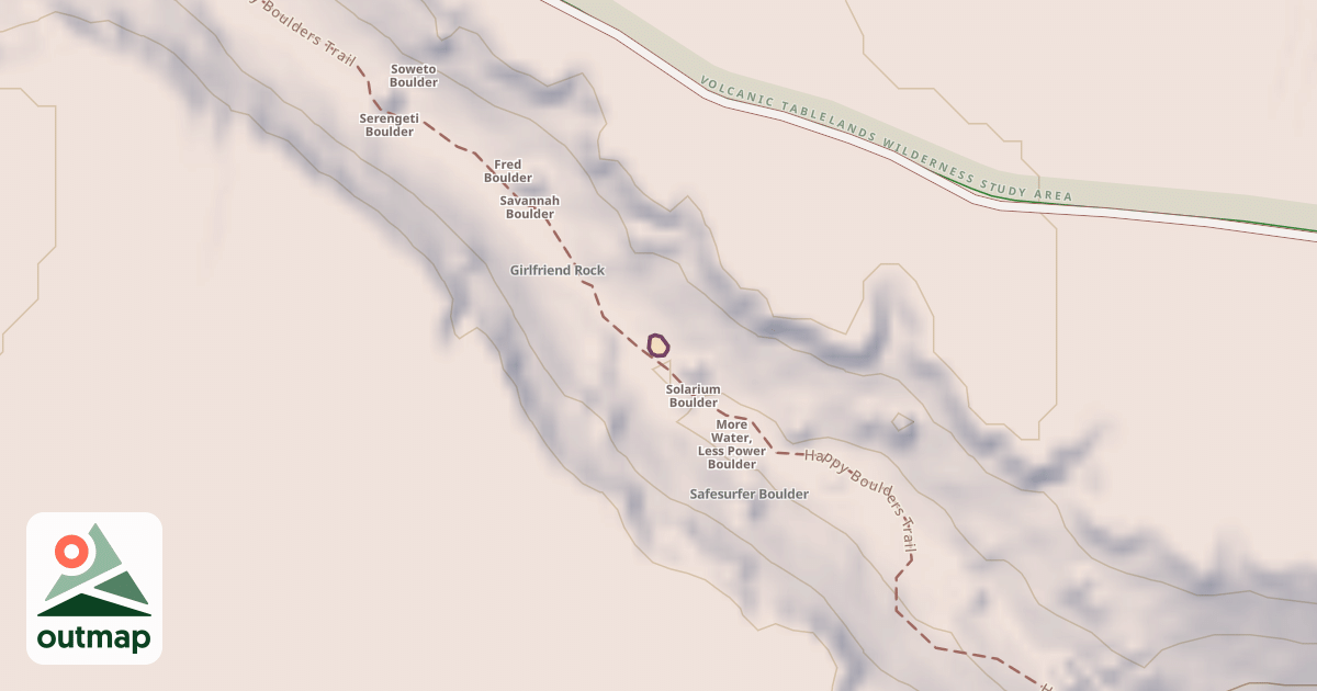 Map of Happy Boulder