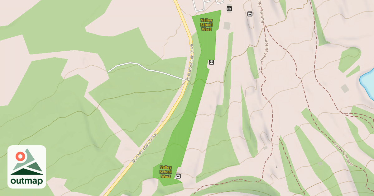 Map of Valley School West
