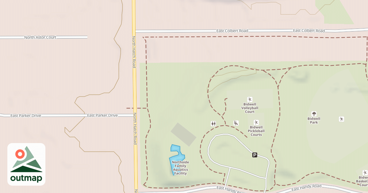 Map of Bidwell Sledding Hill