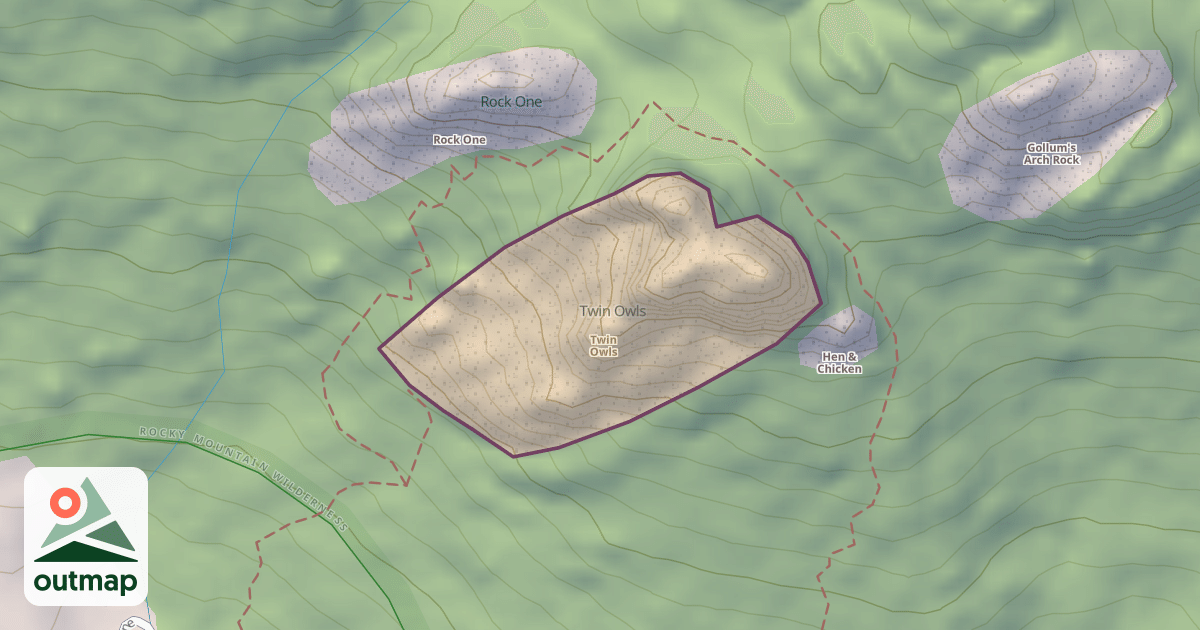 Map of Twin Owls