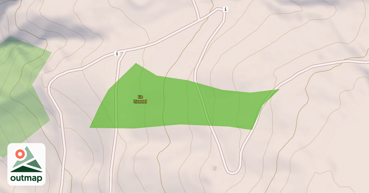 Map of Le Tunnel