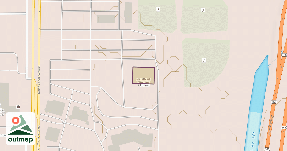 Map of MetalMark Climbing + Fitness