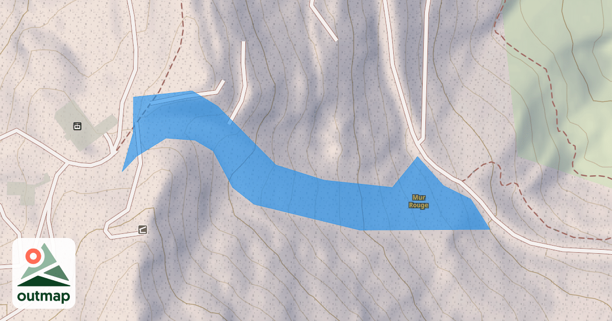 Map of Mur Rouge
