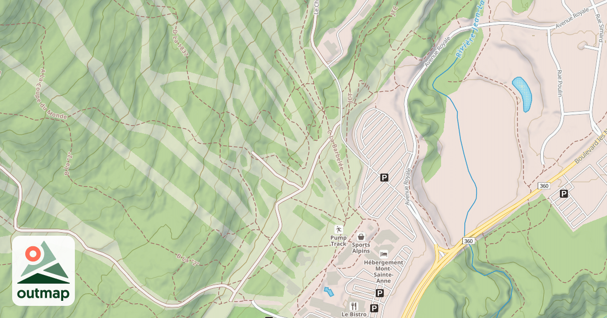 Map of 10 Coupe du Monde boucle