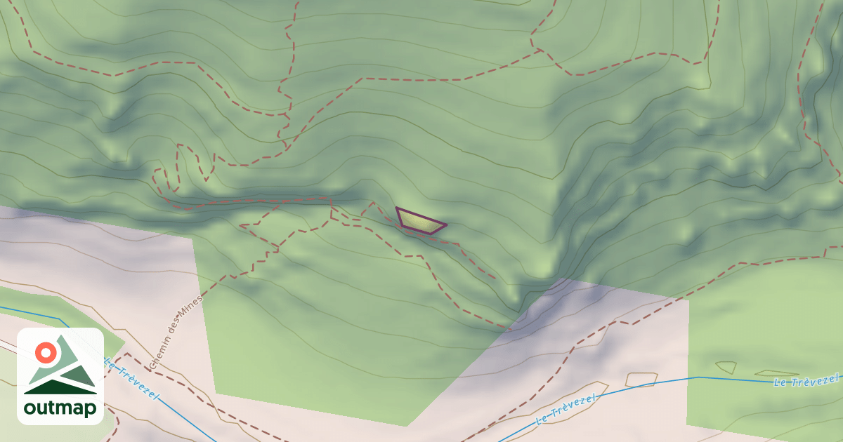 Map of Climbing Crag