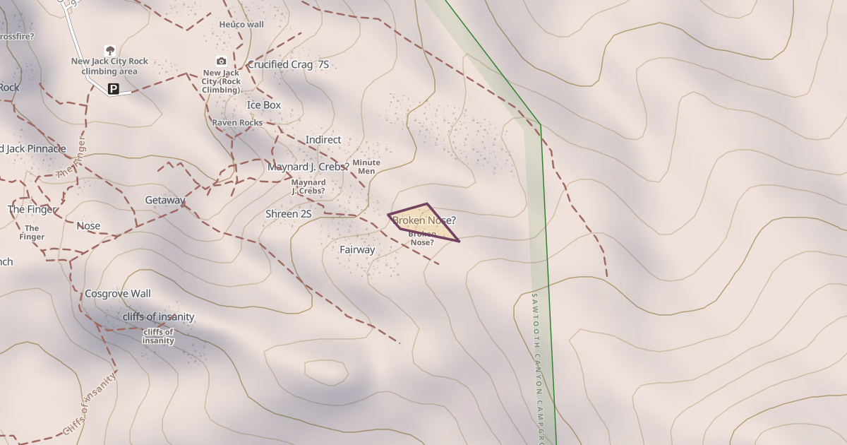 Map preview of Broken Nose?