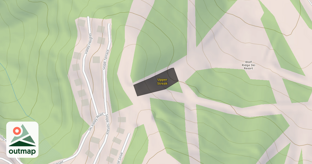 Map of Upper Streak