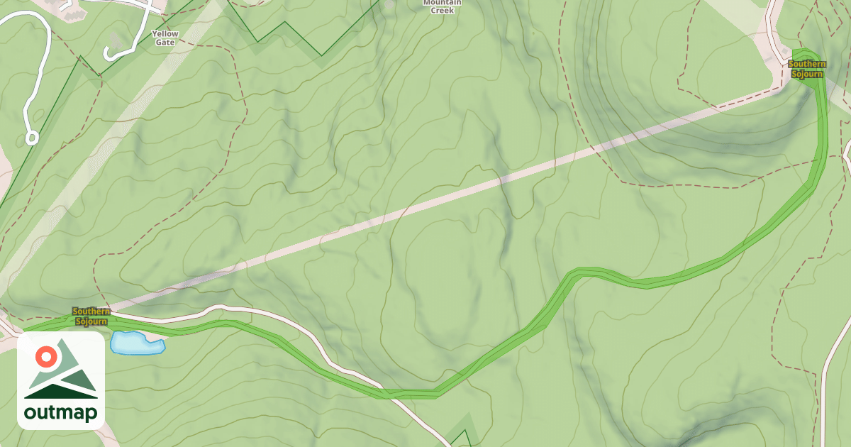 Map of Southern Sojourn