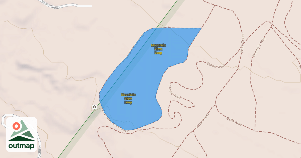 Map of Mountain View Loop