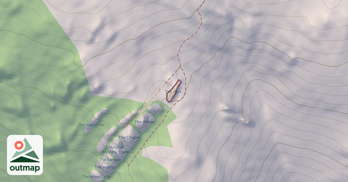 Map of The Den