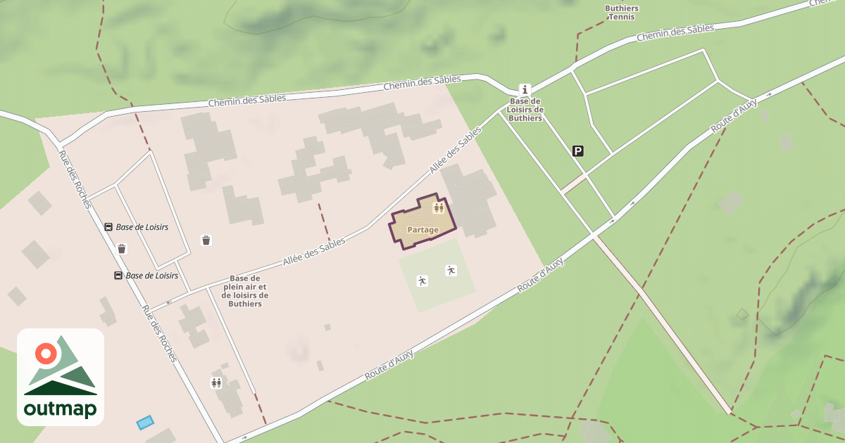 Map of Partage