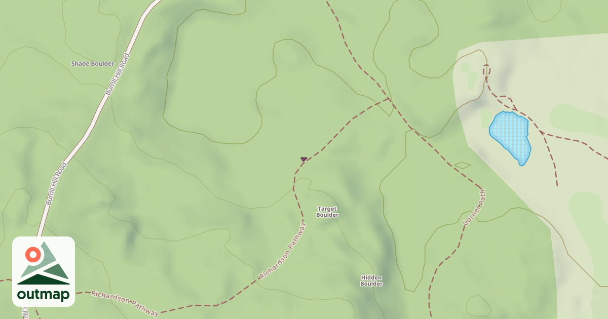 Map of Climbing Boulder