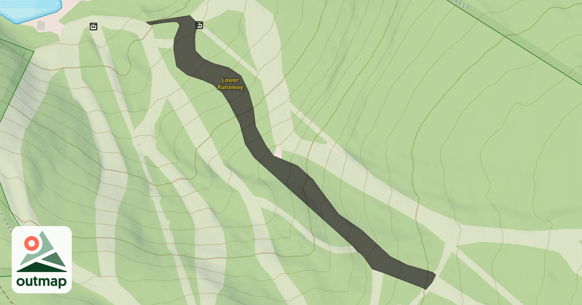Map of Lower Runaway