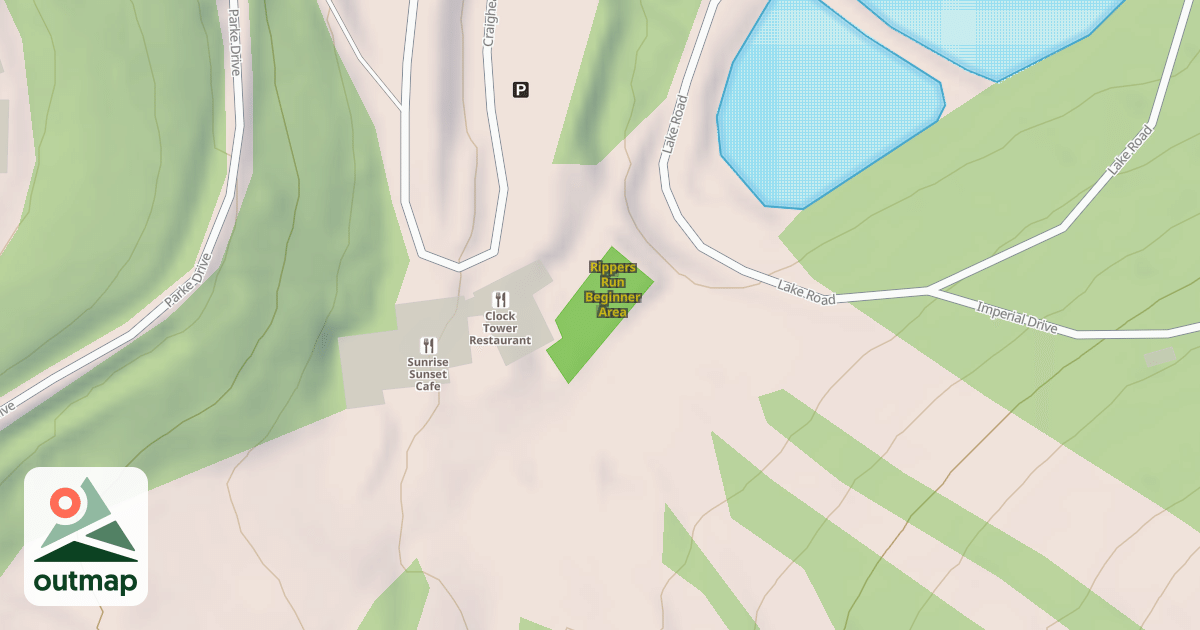Map of Rippers Run Beginner Area