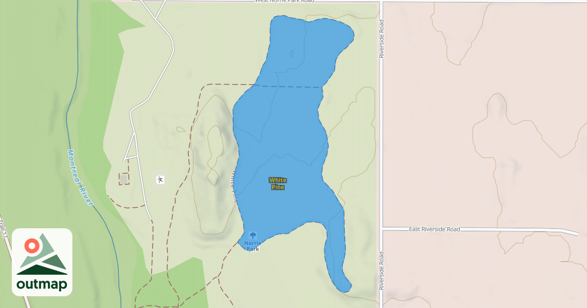 Map of White Pine