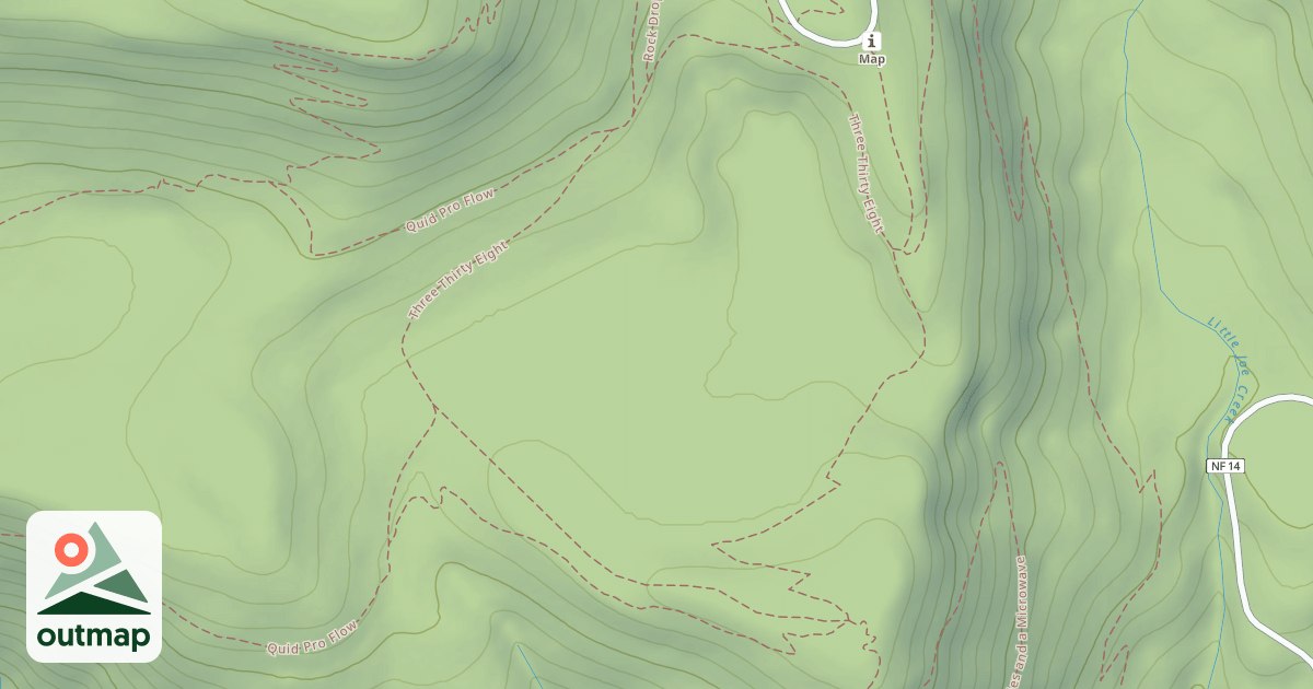 Map of Three Thirty Eight