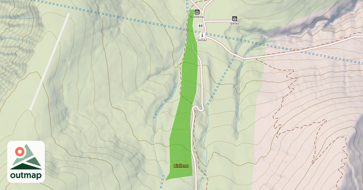 Map of Biollene