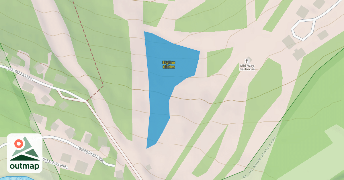 Map of Skyline Glades