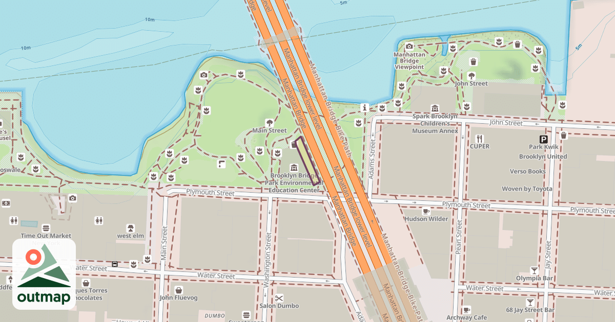 Map of The Cliffs at DUMBO