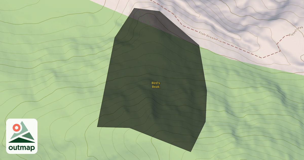 Map of Bird's Beak