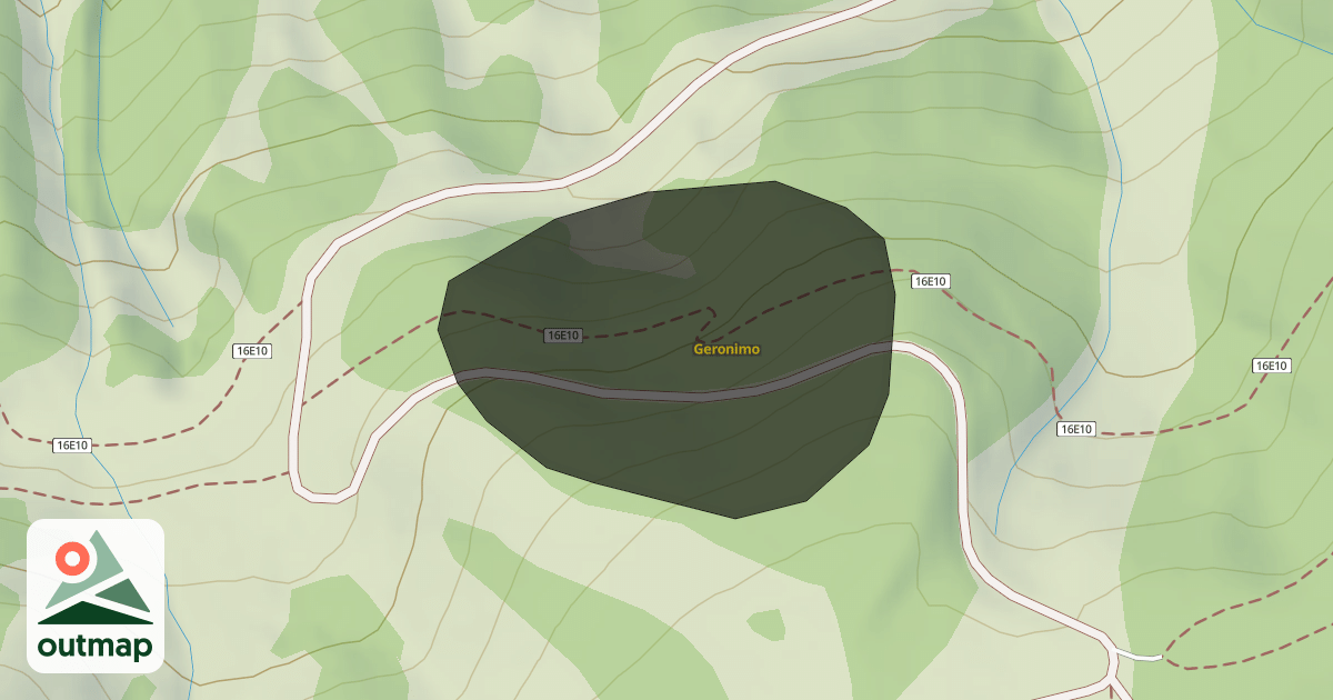 Map of Geronimo
