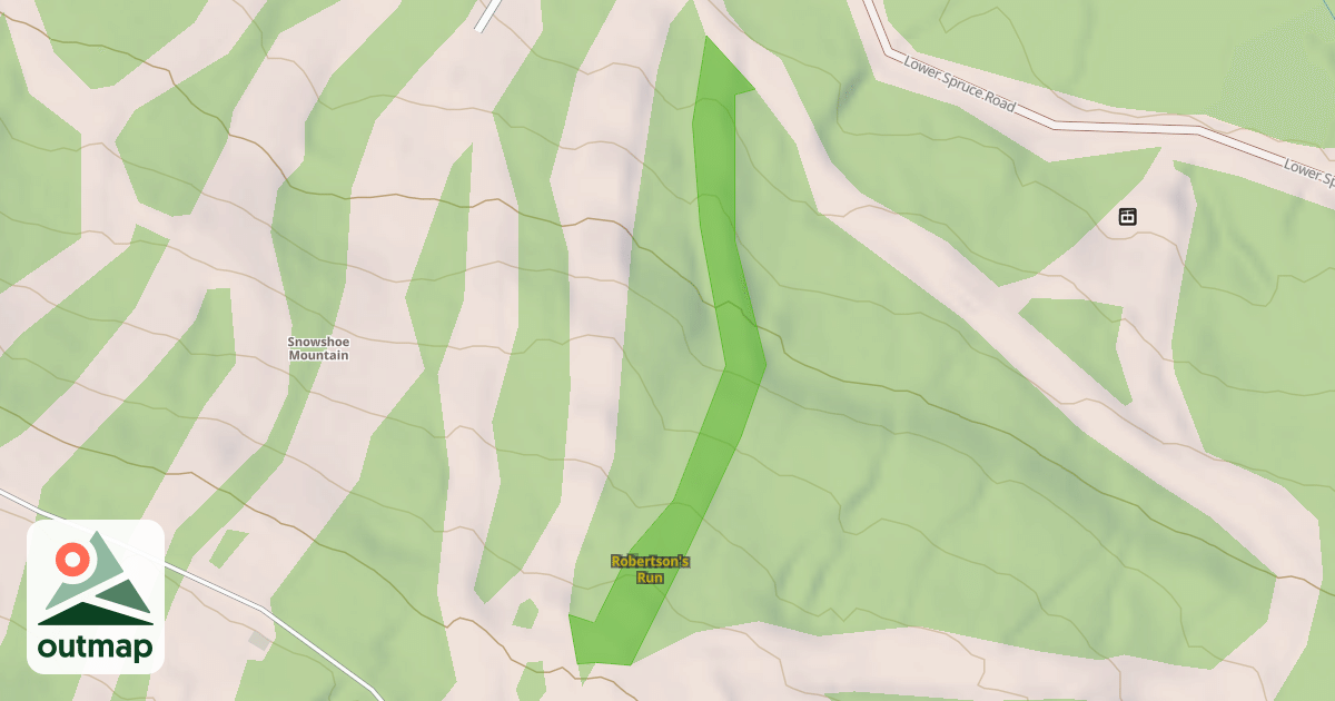 Map of Robertson's Run