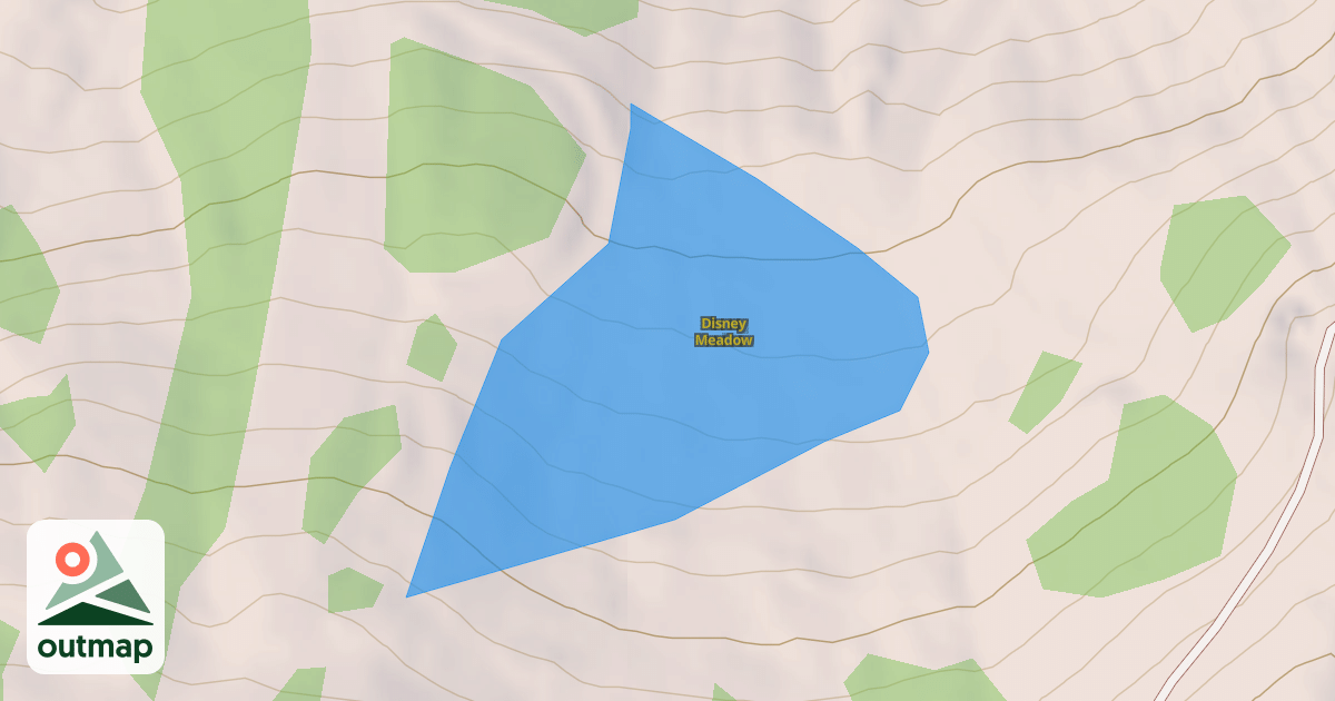 Map of Disney Meadow