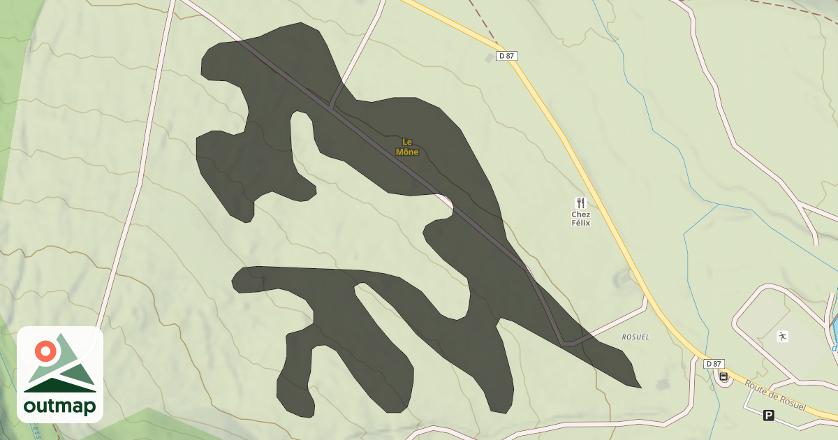 Map of Le Mône