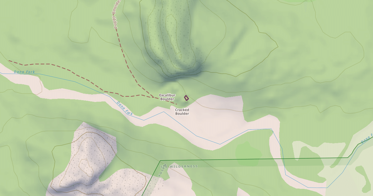 Map preview of Wave Boulder
