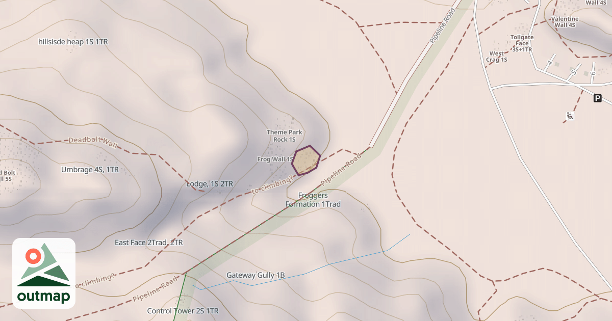 Map of Chrighton Crag 2S