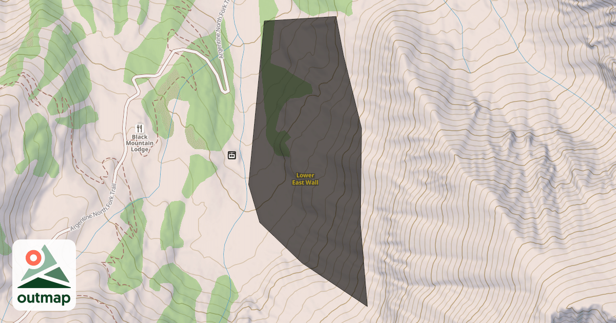 Map of Lower East Wall