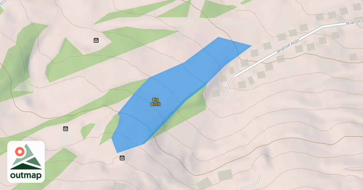 Map of Big Birch