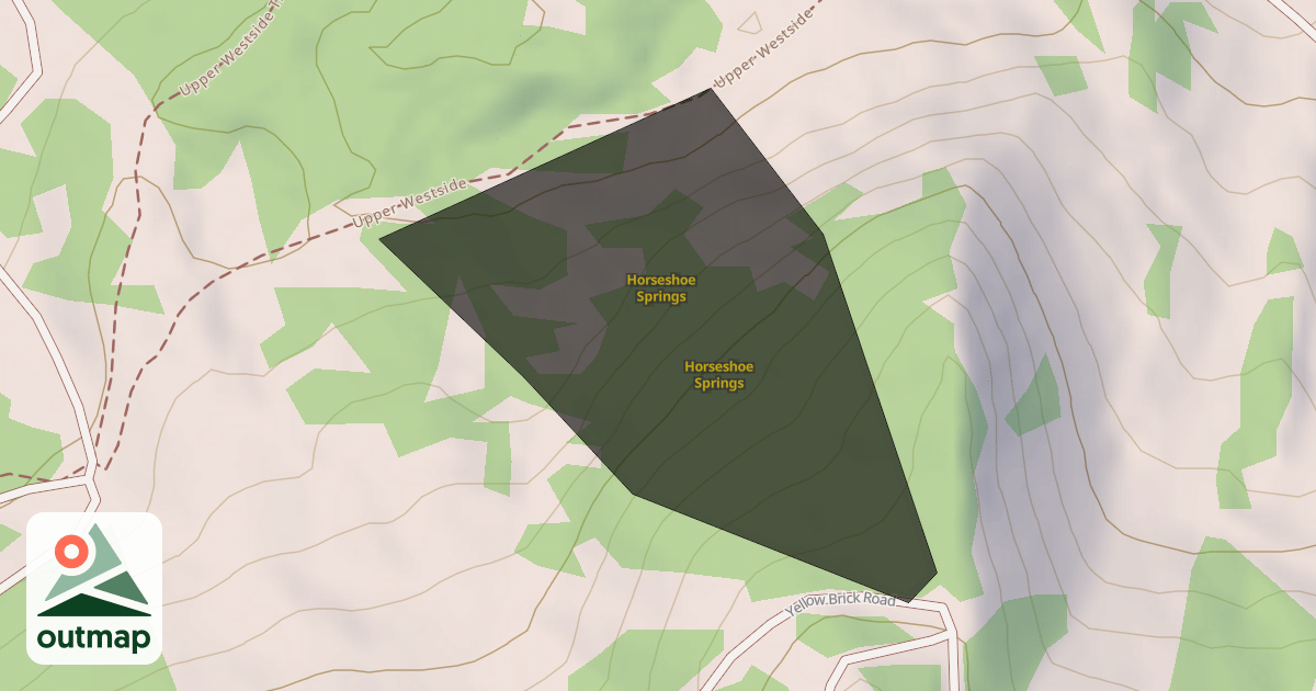 Map of Horseshoe Springs