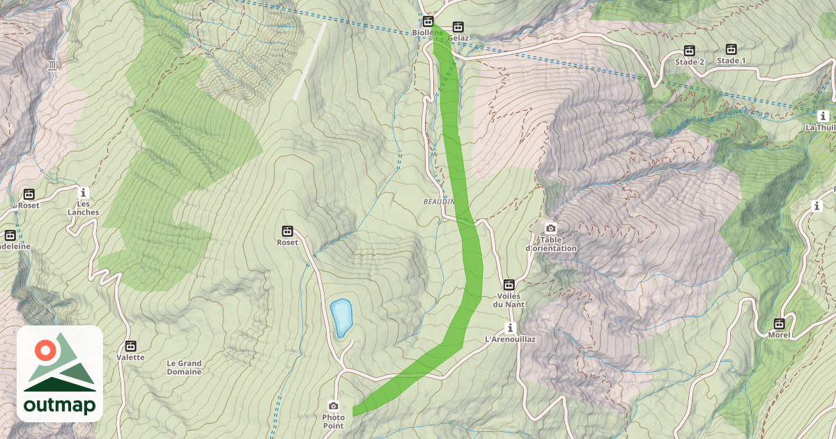 Map of Combe du Beaudin