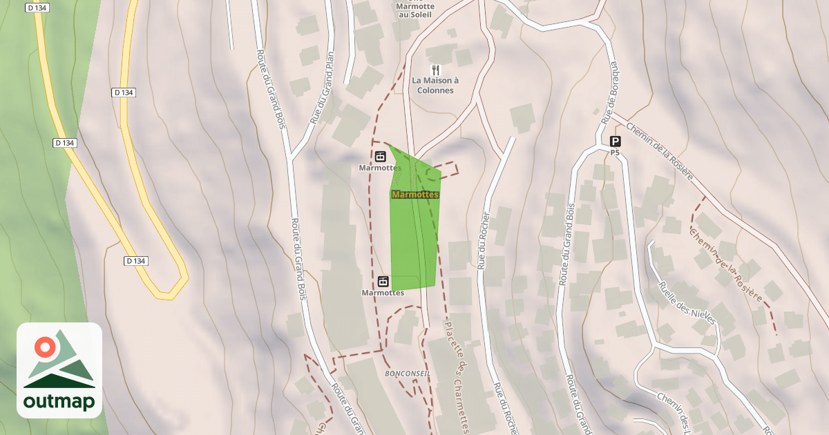 Map of Marmottes