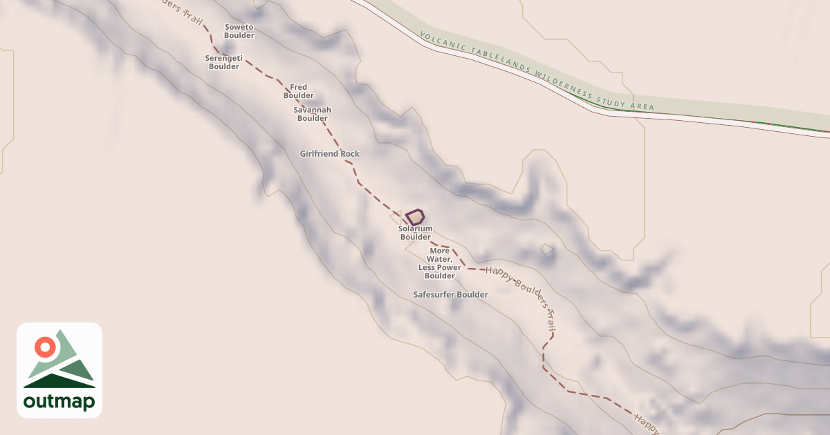 Map of Solarium Boulder