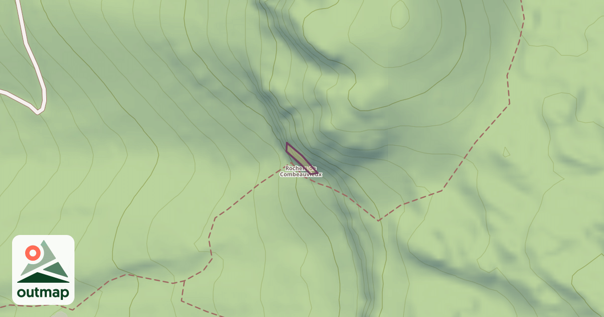 Map of Rochers de Combeauvieux