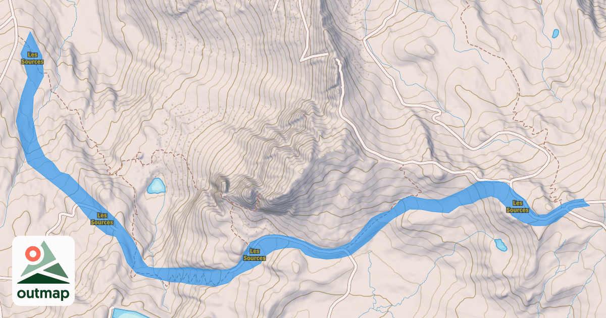 Map of Les Sources