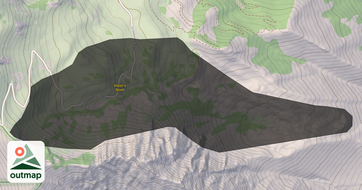 Map of Sister's Bowl