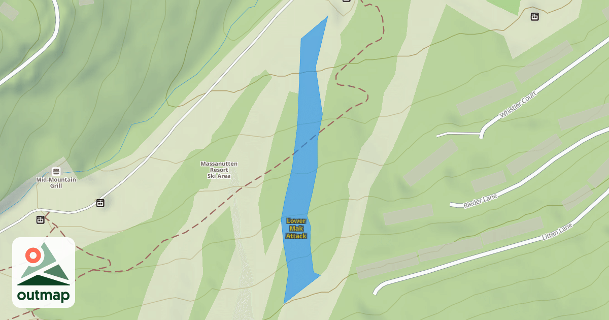 Map of Lower Mak Attack