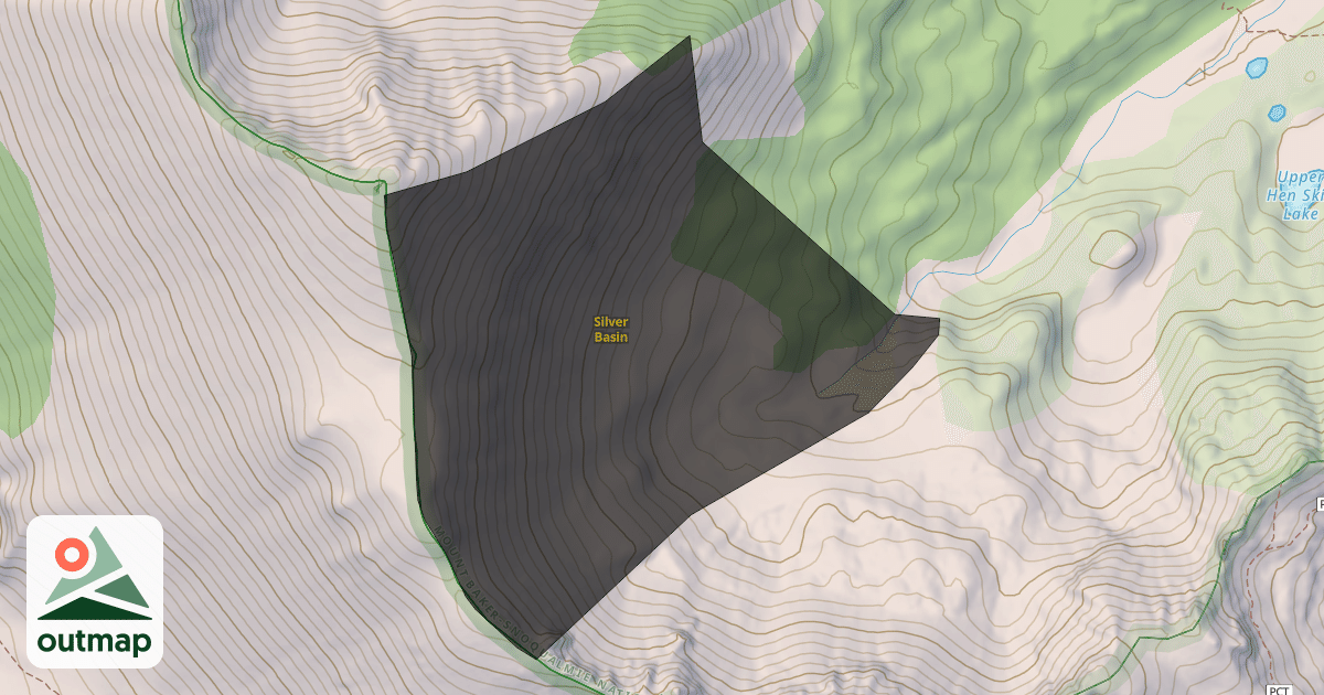 Map of Silver Basin
