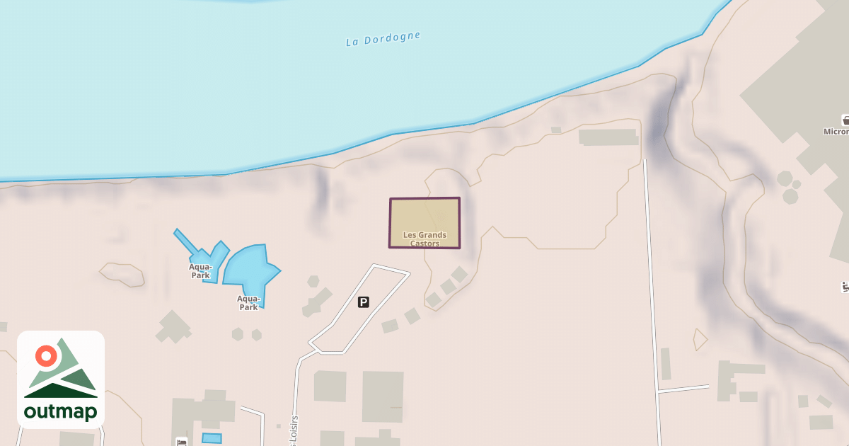 Map of Les Grands Castors