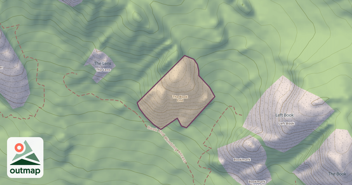 Map of The Book End